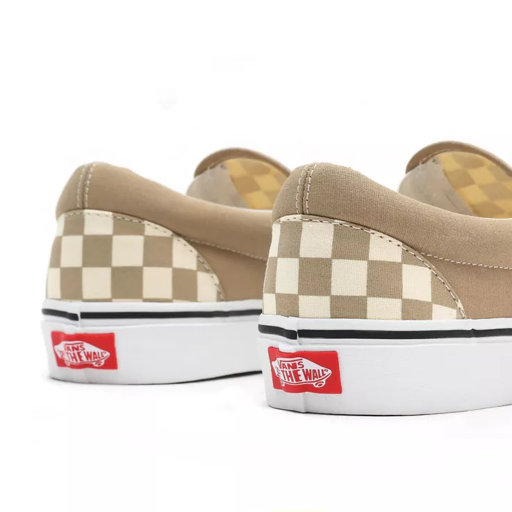 Vans Checkerboard Classic Slip-On Shoes  Incense/True White Checkerboard