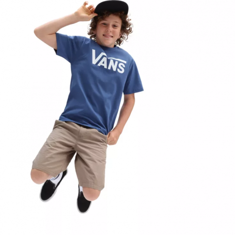 Vans Boys Classic T-Shirt (8-14+) True Navy/White
